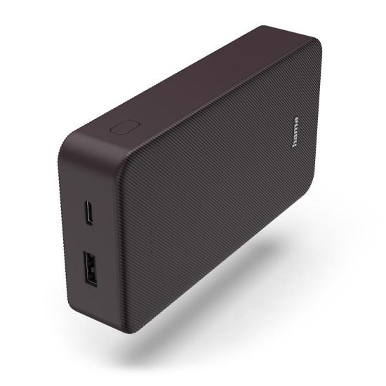 Външна батерия HAMA Colour 20, 20000 mAh, 201715, Dark Red