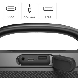 Преносима тонколона HAMA x Canton Mate Pro MK II, Bluetooth, 60W, IPX6, Black (HAMA-188231)