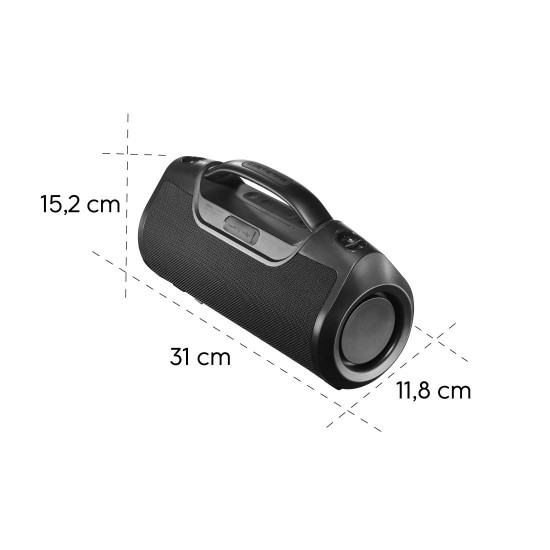 Преносима тонколона HAMA x Canton Mate Pro MK II, Bluetooth, 60W, IPX6, Black (HAMA-188231)