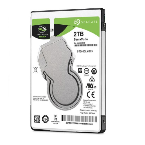 Вътрешен твърд диск за лаптоп SEAGATE, 2 TB, 128MB, SATA 6Gb/s, 2.5 инча, ST2000LM015