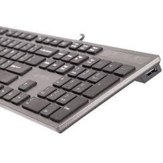 Клавиатура A4Tech KV-300H, USB, Кирилизирана, Black/Gray