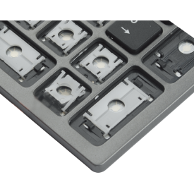 Клавиатура A4Tech KV-300H, USB, Кирилизирана, Black/Gray