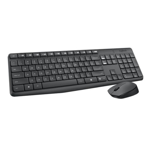 Комплект клавиатура и мишка Logitech MK235, Dark Gray