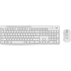Комплект клавиатура и мишка Logitech MK295, White