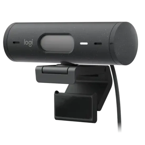 Уеб камера Logitech BRIO 500 Grafite, FHD, USB-C, Mic