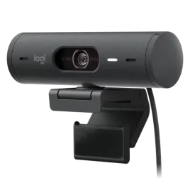 Уеб камера Logitech BRIO 500 Grafite, FHD, USB-C, Mic