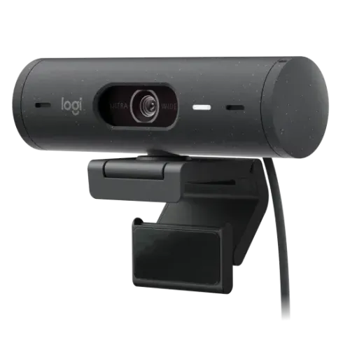 Уеб камера Logitech BRIO 500 Grafite, FHD, USB-C, Mic