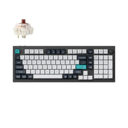 Безжична клавиатура Keychron Q5 Max QMK, Carbon Black, Gateron Jupiter Brown
