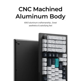 Безжична клавиатура Keychron Q5 Max QMK, Carbon Black, Gateron Jupiter Brown