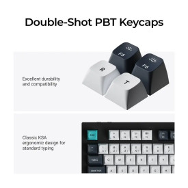 Безжична клавиатура Keychron Q5 Max QMK, Carbon Black, Gateron Jupiter Brown