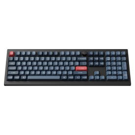 Безжична клавиатура Keychron V6 MAX QMK, Carbon Black, Bluetooth, RGB, Gateron Jupiter Brown суичове