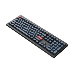 Безжична клавиатура Keychron V6 MAX QMK, Carbon Black, Bluetooth, RGB, Gateron Jupiter Brown суичове