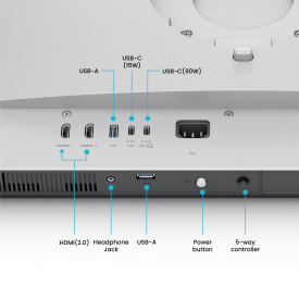 Монитор BenQ MA270U за MacBook, 27 инча, IPS, 3840x2160, 60Hz, 5 ms, HDMI/DP