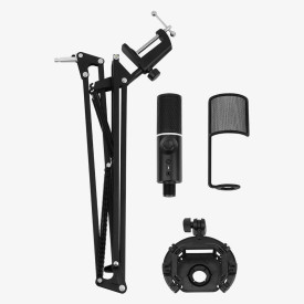 Микрофон Streamplify MIC RGB, USB, с рамо, Black