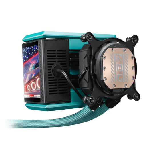 Водно охлаждане ASUS ROG RYUO IV 360 ARGB Hatsune Miku Edition, 360mm, 6.67 инча AMOLED (90RC01P1-B0EAY0)