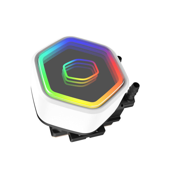 Водно охлаждане Cooler Master MasterLiquid 240 Core II ARGB, 240mm, White (MLW-D24M-A18PA-RW)