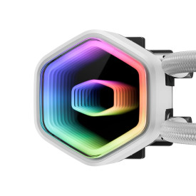 Водно охлаждане Cooler Master MasterLiquid 240 Core II ARGB, 240mm, White (MLW-D24M-A18PA-RW)