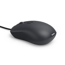 Мишка HAMA CM-200, 4 бутона, тиха, Black