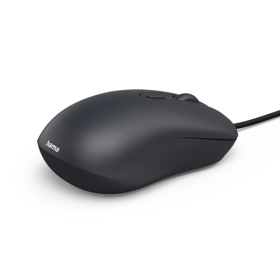 Мишка HAMA CM-200, 4 бутона, тиха, Black