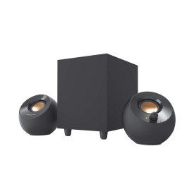 Тонколони Creative PEBBLE Plus 2.1, USB, 8W, 3.5mm, Black