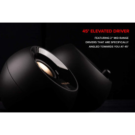 Тонколони Creative PEBBLE Plus 2.1, USB, 8W, 3.5mm, Black