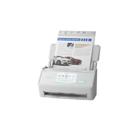 Скенер Ricoh ScanSnap iX2500, A4, USB 3.2, Wi-Fi, двустранен ADF, 45 ppm, 90 ipm, 5 инча тъчскрийн, бял