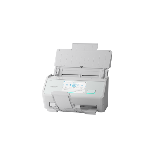 Скенер Ricoh ScanSnap iX2500, A4, USB 3.2, Wi-Fi, двустранен ADF, 45 ppm, 90 ipm, 5 инча тъчскрийн, бял