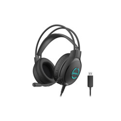 Слушалки A4Tech Fstyler FH300U Neon Illuminate USB Stereo Headset, Black