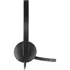 Слушалки Logitech H340, USB, Mic, Black/Gray