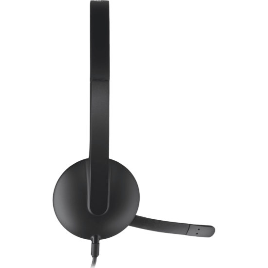 Слушалки Logitech H340, USB, Mic, Black/Gray