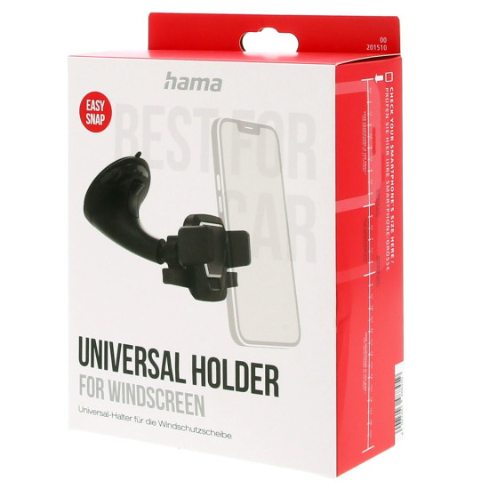 Стойка за телефон за кола HAMA Easy Snap, 55-85 мм., HAMA-201510
