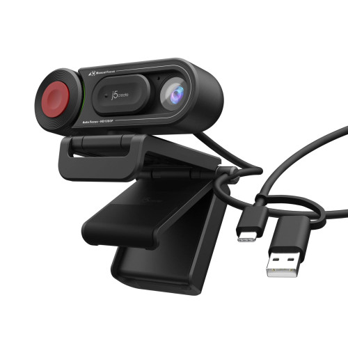 Уеб камера j5create JVU250, FHD, USB, Auto Focus, Mic