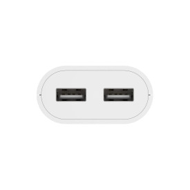 Зарядно Hama 223203, USB 1,9 м, 2,4 A, 2x USB-A, бяло