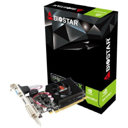 Видеокарта BIOSTAR GeForce 210, 1GB, GDDR3, 64 bit, DVI-I, D-Sub, HDMI