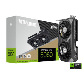 Видеокарта ZOTAC GAMING RTX 5060 Twin Edge 8GB GDDR7, 128-bit, PCIe 5.0, 1xHDMI, 3xDP