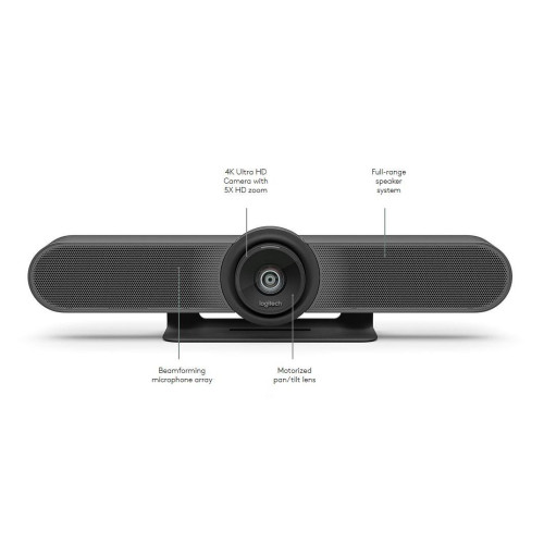 Уеб камера LOGITECH MeetUp, UHD 4K, USB, Mic