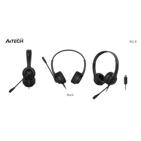 Слушалки А4Tech HU-8 USB Stereo Headset