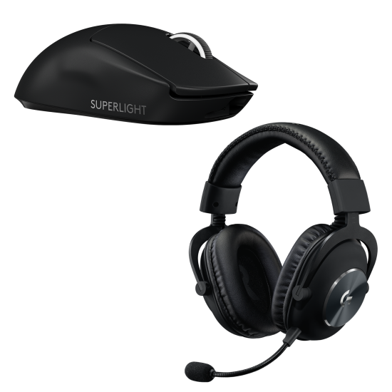 Комплект мишка и слушалки Logitech G Pro X Superlight + G Pro, Wireless