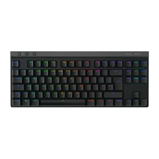 Безжична клавиатура Logitech G515 Lightspeed TKL, RGB, Black