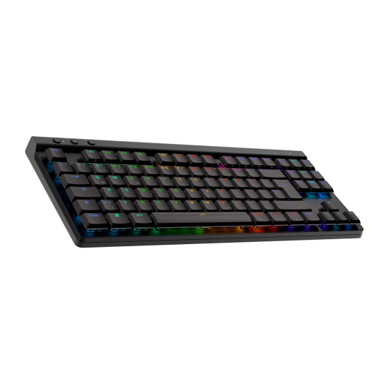 Безжична клавиатура Logitech G515 Lightspeed TKL, RGB, Black