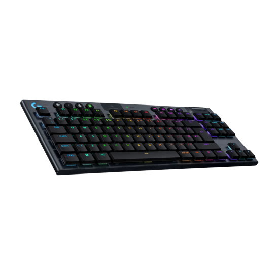Безжична клавиатура Logitech G915 X Lightspeed TKL, Tactile Switch, RGB, Black