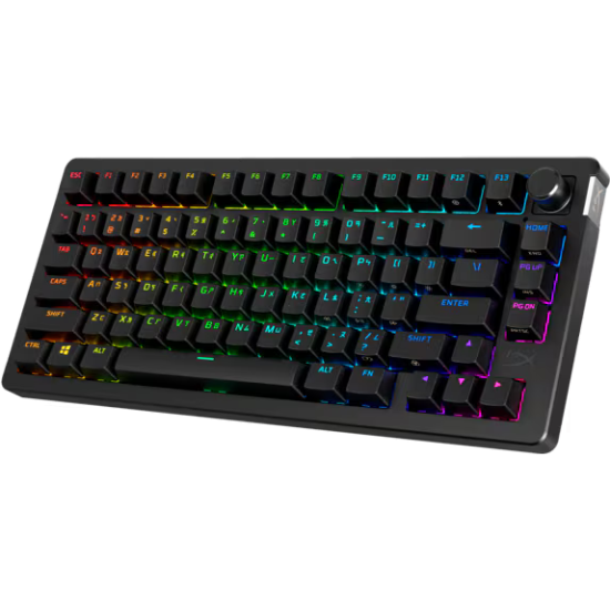 Безжична клавиатура HyperX Alloy Rise 75, RGB, Black