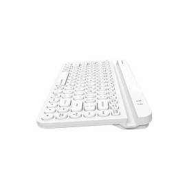 Безжична клавиатура A4Tech Fstyler FBK30, Bluetooth, 2.4G, Стойка за телефон, Кирилизирана, White