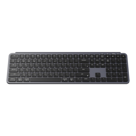 Безжична клавиатура Keychron B6 Pro Ultra-Slim, Bluetooth, Space Gray
