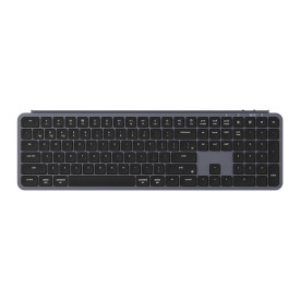Безжична клавиатура Keychron B6 Pro Ultra-Slim, Bluetooth, Space Gray