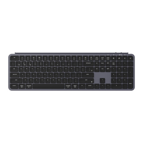 Безжична клавиатура Keychron B6 Pro Ultra-Slim, Bluetooth, Space Gray