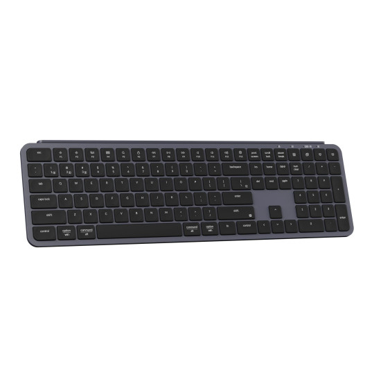 Безжична клавиатура Keychron B6 Pro Ultra-Slim, Bluetooth, Space Gray