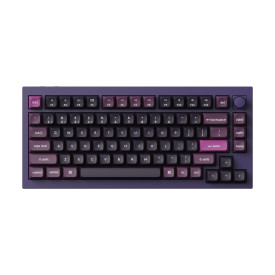 Безжична клавиатура Keychron Q1 MAX Gateron Jupiter Red суичове, Purple, RGB