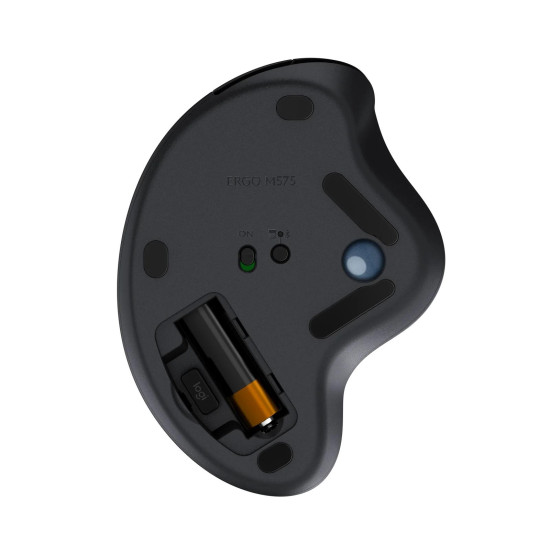 Безжична мишка Logitech ERGO M575, Trackball, Graphite