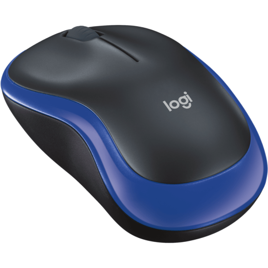 Безжична мишка Logitech M185, Blue/Black
